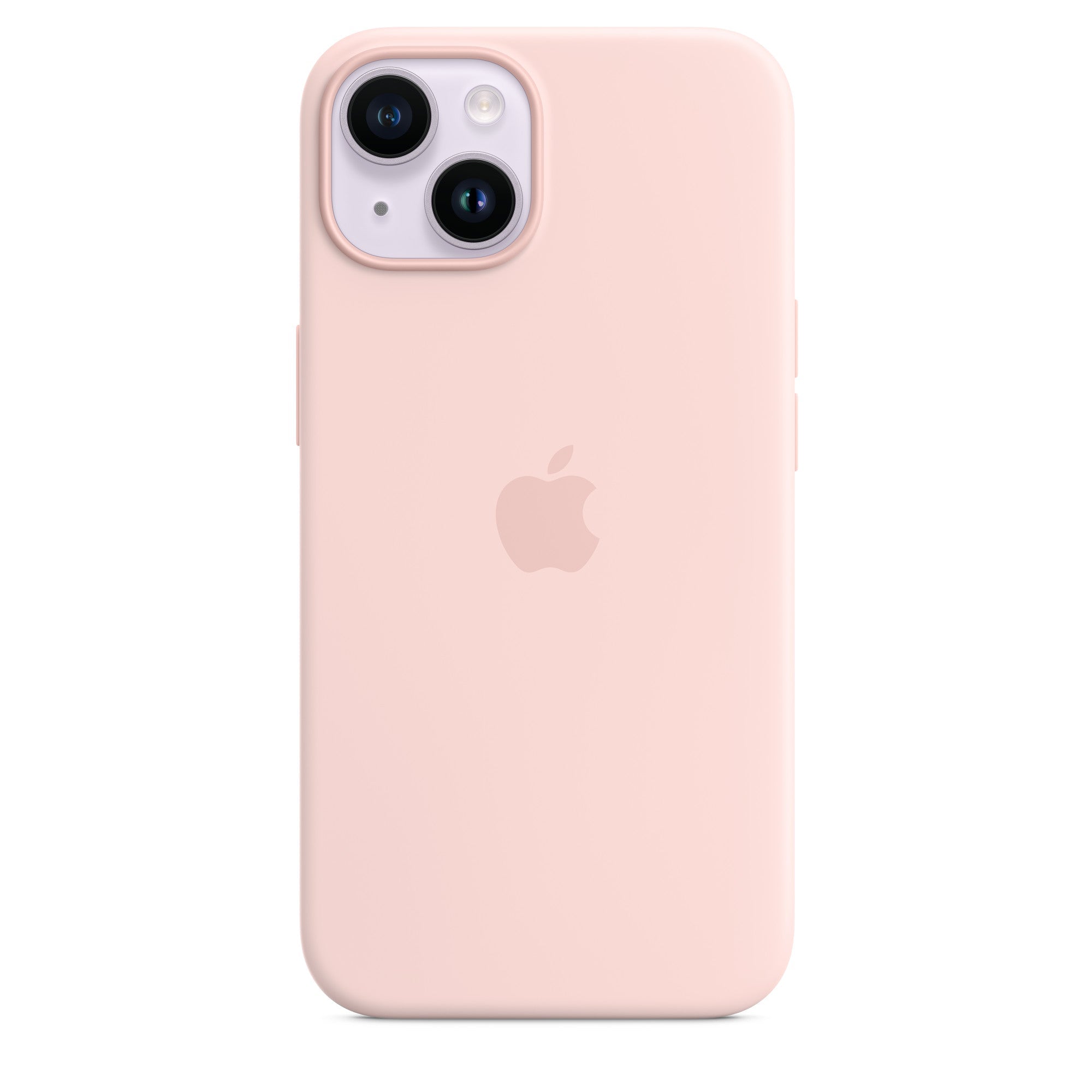 Funda de silicona para iPhone 14 con MagSafe
