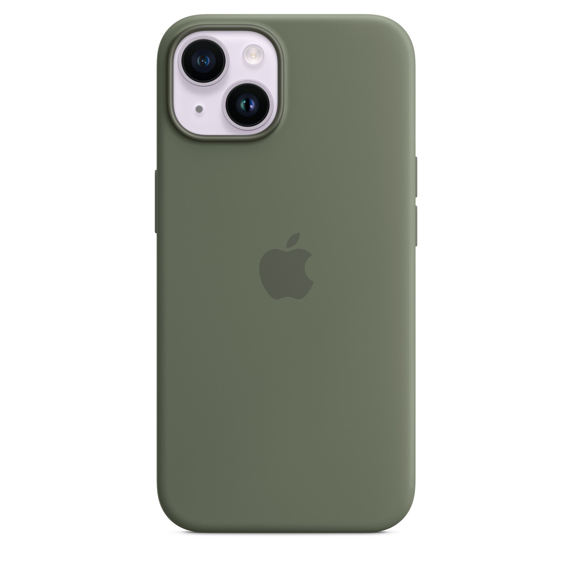 Funda de silicona para iPhone 14 con MagSafe