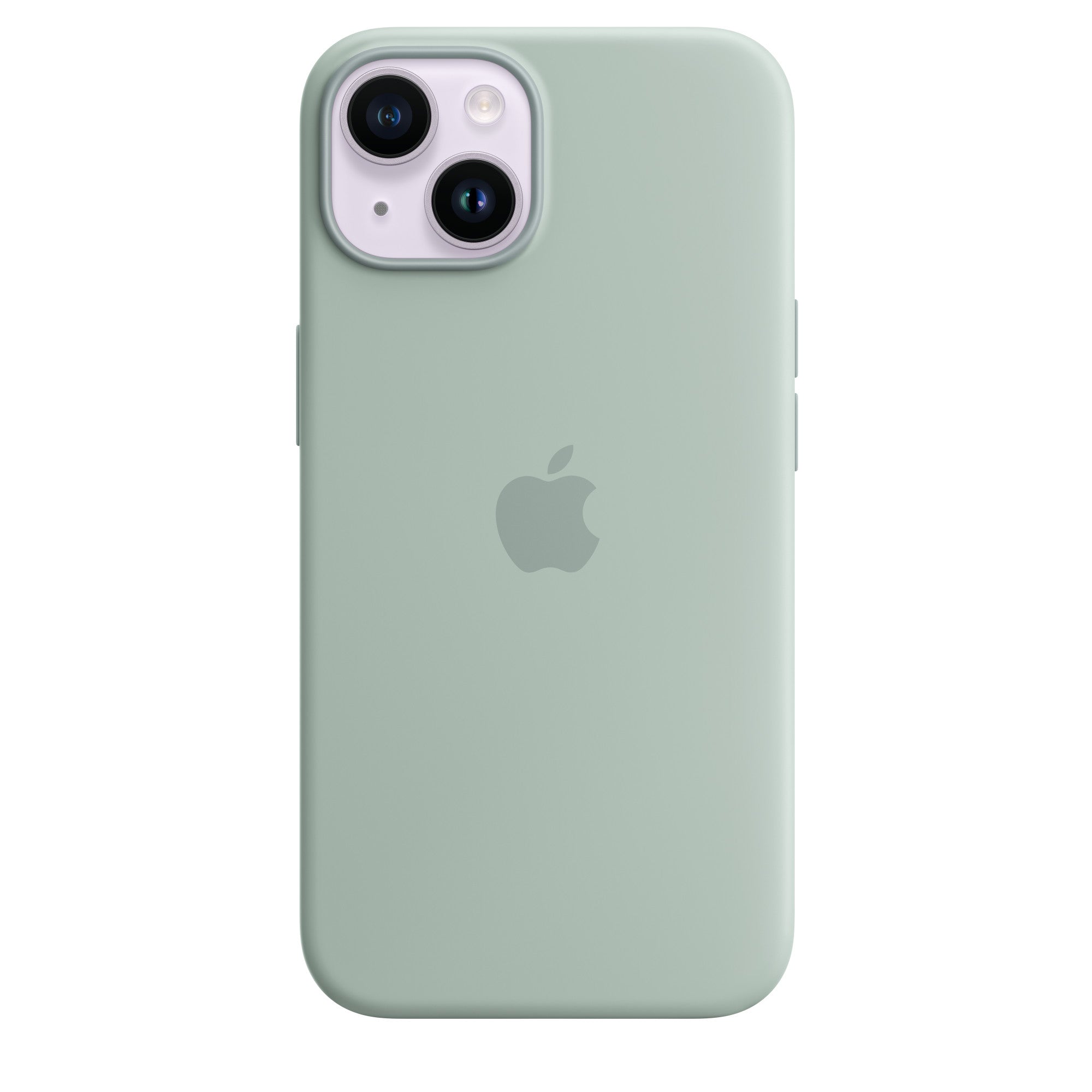 Funda de silicona para iPhone 14 con MagSafe
