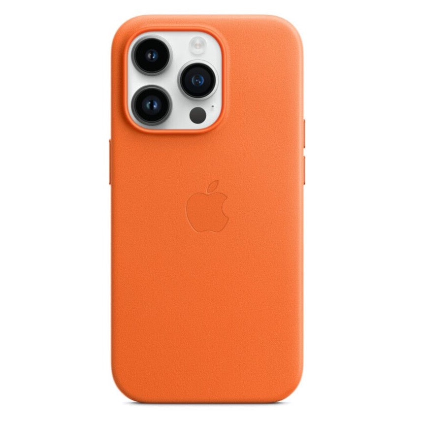 Funda de cuero con MagSafe para iPhone 14 Pro